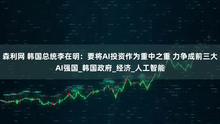 森利网 韩国总统李在明：要将AI投资作为重中之重 力争成前三大AI强国_韩国政府_经济_人工智能